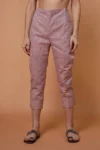 Pink Cotton Pants For Women