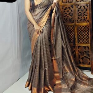 Bhagalpuri zari Silk saree