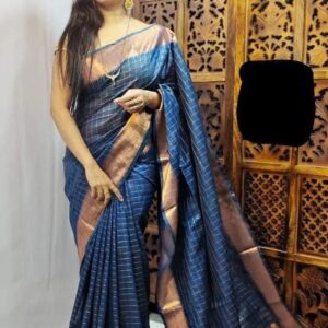 Bhagalpuri zari Silk saree