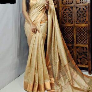 Bhagalpuri Zari Silk Saree