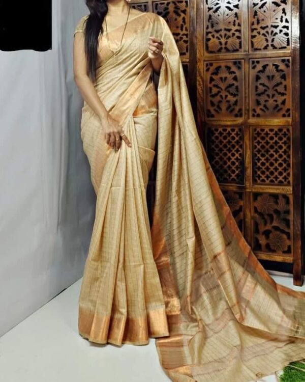 Bhagalpuri Zari Silk Saree