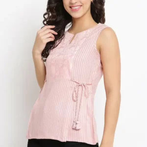 Pink Rayon Top