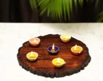 Freakway Ceramic Multi Color Art Traditional Designe Handmade Decorative Dipawali/Diwali Diya/Oil Lamps for Pooja (Set of 12 Diyas)