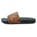 Women Brown Color Synthetic Material Casual Sliders