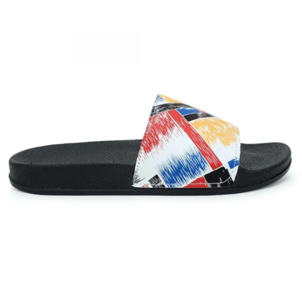 Women Multicolor Color Synthetic Material Casual Sliders