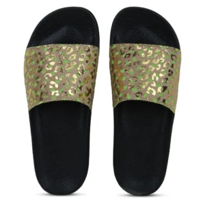 Women Beige Color Synthetic Material Casual Sliders