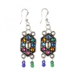 Designer Afgani German Silver Oxidized Necklace Set with Earrings
