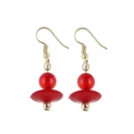 Fashion Pendant Necklace with EarringTibetan Style Beads