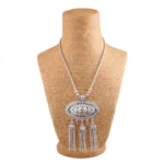 Afghani Designer Turkish Style Vintage Oxidised German Silver Tribal Necklace Pandeant Antique Jewellery Boho Gypsy