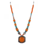 Designer Multi Colour Stylish Beads Necklace