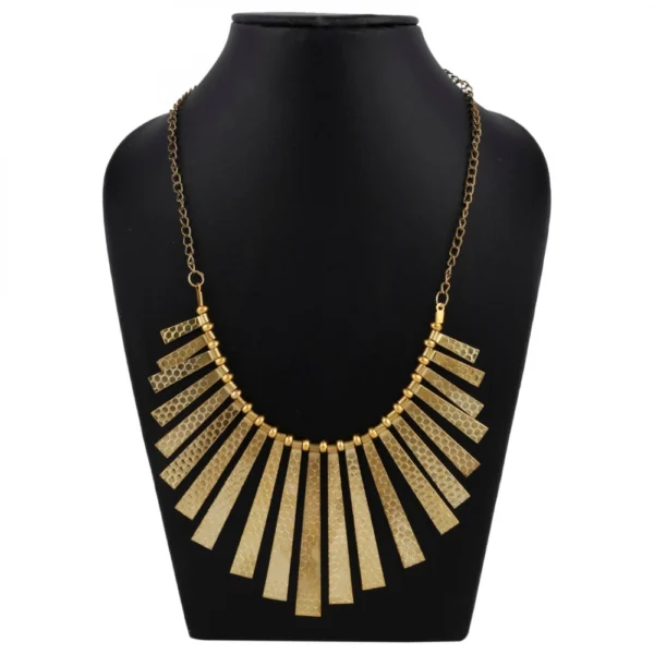 Golden Designer Tribal Style Necklace