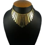 Golden Designer Tribal Style Necklace