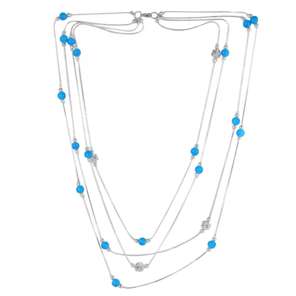 Floating Pearl Multilayer Necklace