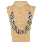 Turkish Style Oxidised German Silver Necklace Pendant