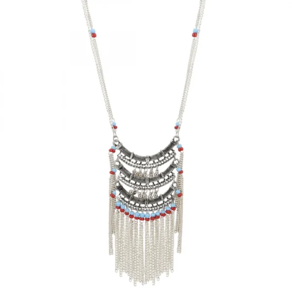 Designer Antique Oxidized Silver Necklace