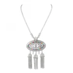 Afghani Designer Turkish Style Vintage Oxidised German Silver Tribal Necklace Pandeant Antique Jewellery Boho Gypsy