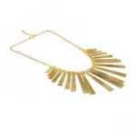 Golden Designer Tribal Style Necklace