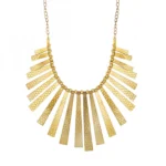 Golden Designer Tribal Style Necklace