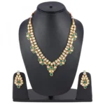Bollywood Inspired Traditional Kundan Necklace with Earrings