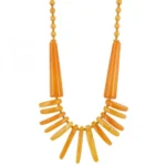Yellow Beads Fashion Necklace