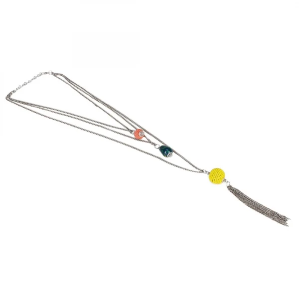 High Finished Strings Multi Colour Beads Necklace