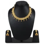 Elegant Bollywood Inspired Traditional Copper Gold Plated Necklace