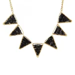Stylish Black Beads Necklace