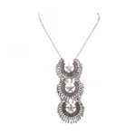 Afghani Tribal Antique Boho Oxidised Silver Necklace