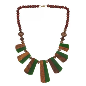 High Finished Wooden Tibetan Beads Necklace