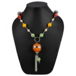 Stone Beads Fashion Silver Necklace