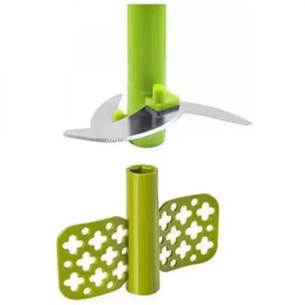 Generic Manual 2 in 1 Handy smart chopper for Vegetable Fruits Nuts Onions Chopper Blender Mixer Food Processor