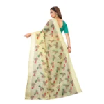 Women's Cotton Saree (Mustard,5-6Mtrs)