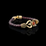 Stylish Gold Plated Bracelet (Color: Gold)