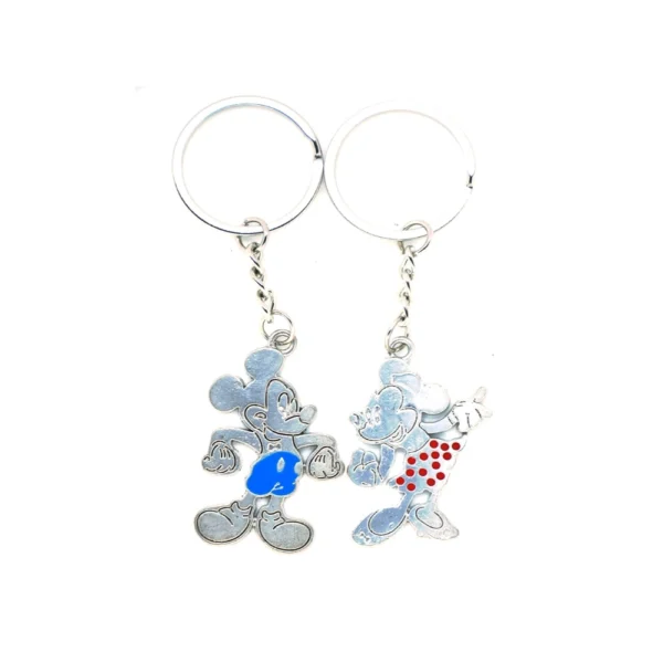 Generic Micky Double Key Chain (Color: Assorted)