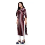 Women's Cotton Printed Straight Kurti (Multi Color)