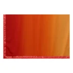 Women's Georgette Printed Saree With Unstitched Blouse (Orange, 5-6 Mtrs)
