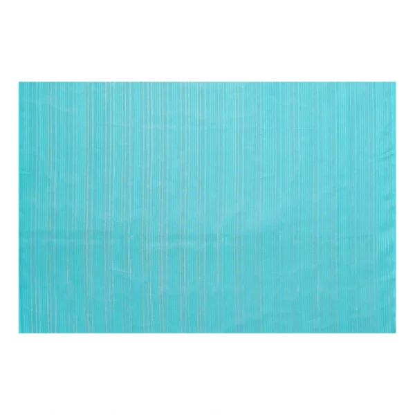 Women's Georgette Printed Saree WithOut Blouse (Turquoise Green, 5-6 Mtrs)