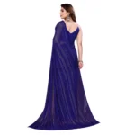 Women's Georgette Printed Saree WithOut Blouse (Purple, 5-6 Mtrs)