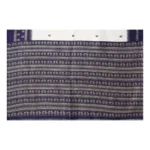 Women's Art Silk Printed Saree With Unstitched Blouse (Navy Blue, 5-6 Mtrs)