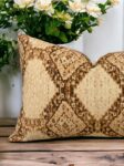 Brown Intrigue Pillow Cover