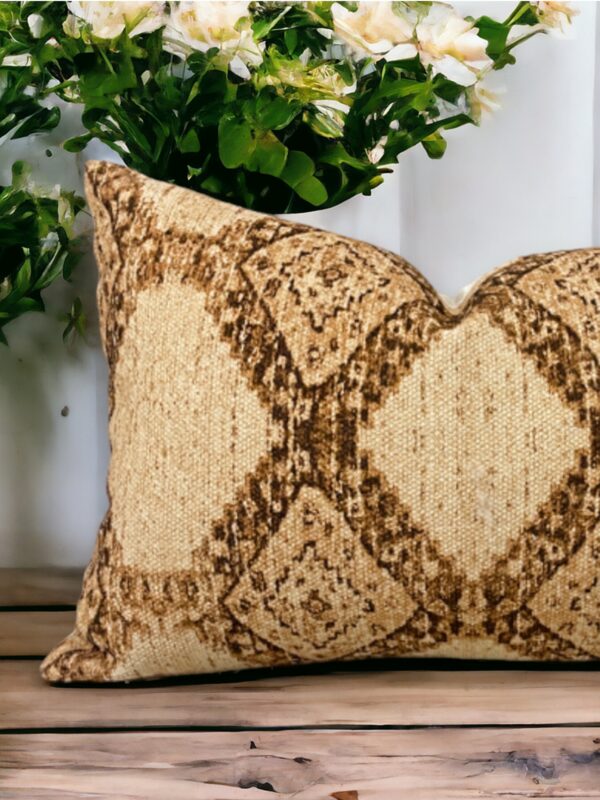 Brown Intrigue Pillow Cover