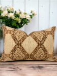 Brown Intrigue Pillow Cover