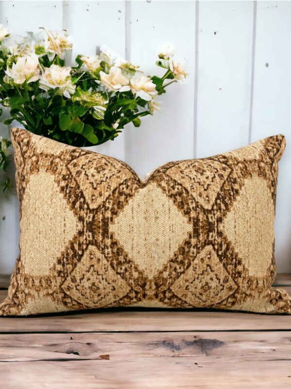 Brown Intrigue Pillow Cover