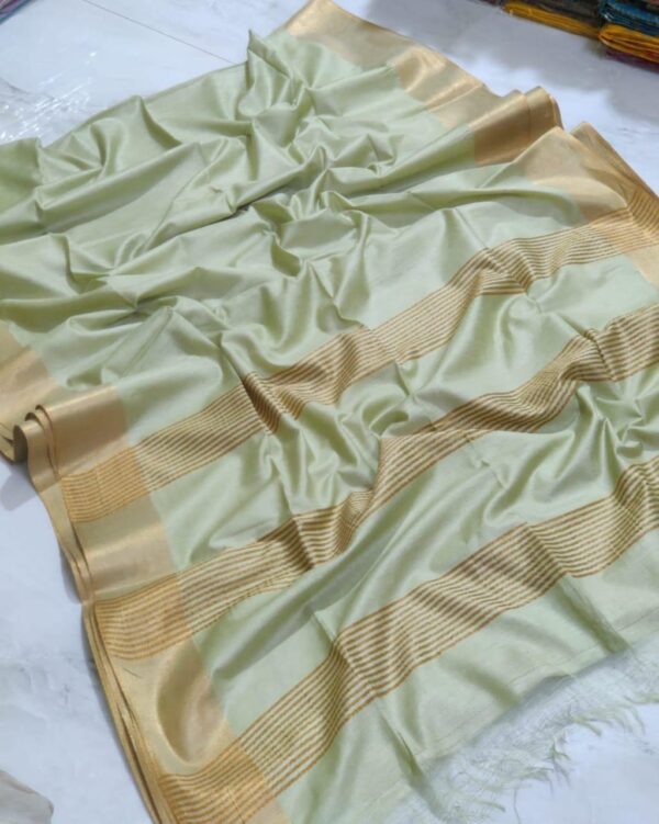 Cotton silk woven Bhagalpuri sarees
