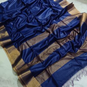 Cotton silk woven Bhagalpuri sarees