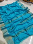 Cotton silk woven Bhagalpuri sarees