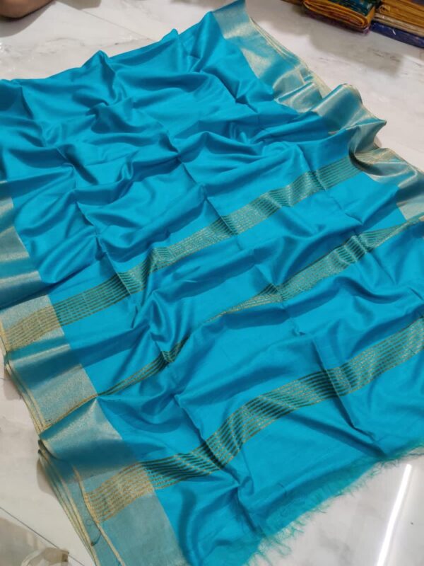 Cotton silk woven Bhagalpuri sarees
