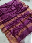 Cotton silk woven Bhagalpuri sarees