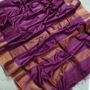 Cotton silk woven Bhagalpuri sarees