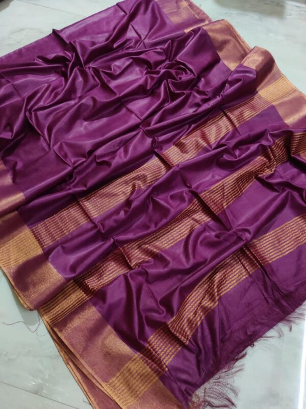 Cotton silk woven Bhagalpuri sarees